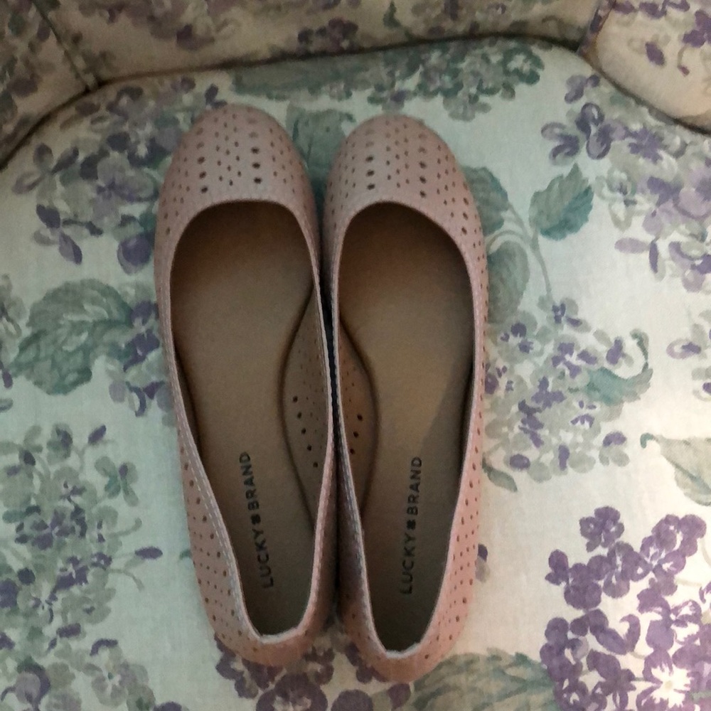 Lucky Brand Perforated Ballet Flats
